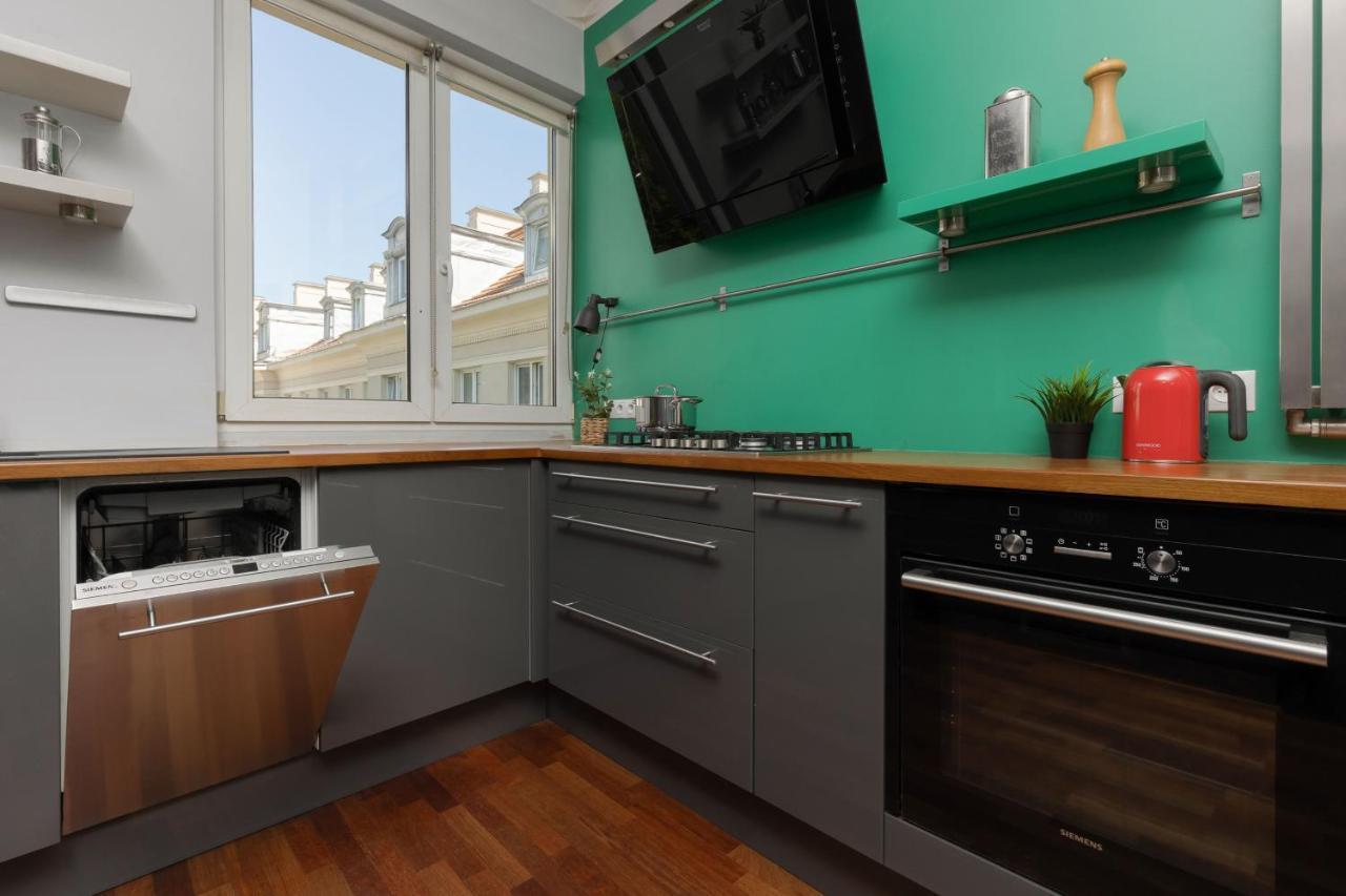 Comfy Warsaw City Centre Apartment By Noclegi Renters Luaran gambar